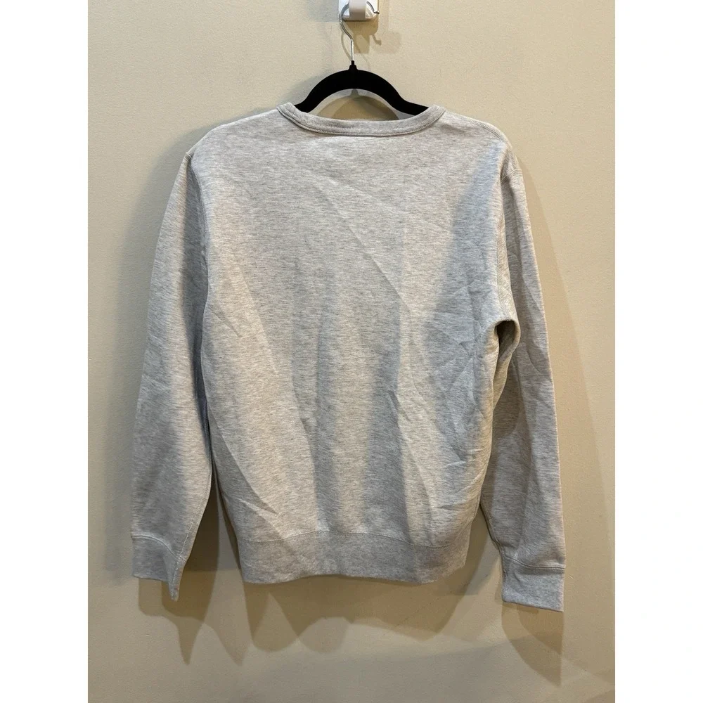 Polo Ralph Lauren Embossed Logo Double-Knit Sweatshirt light grey heather